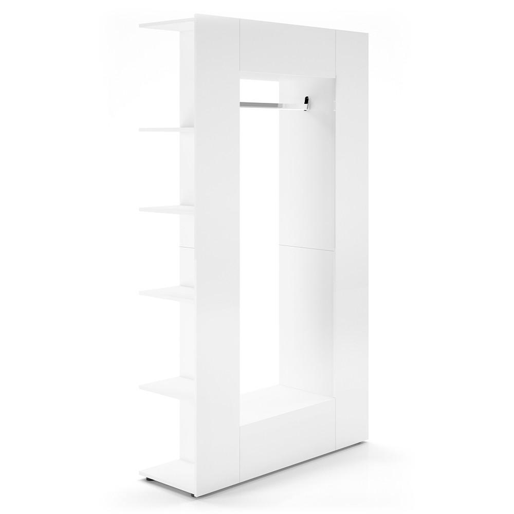 GARDEROBE Mats Weiß 36.6 x 191 cm - Weiß, Holzwerkstoff (36.6/191/106cm) - Vicco