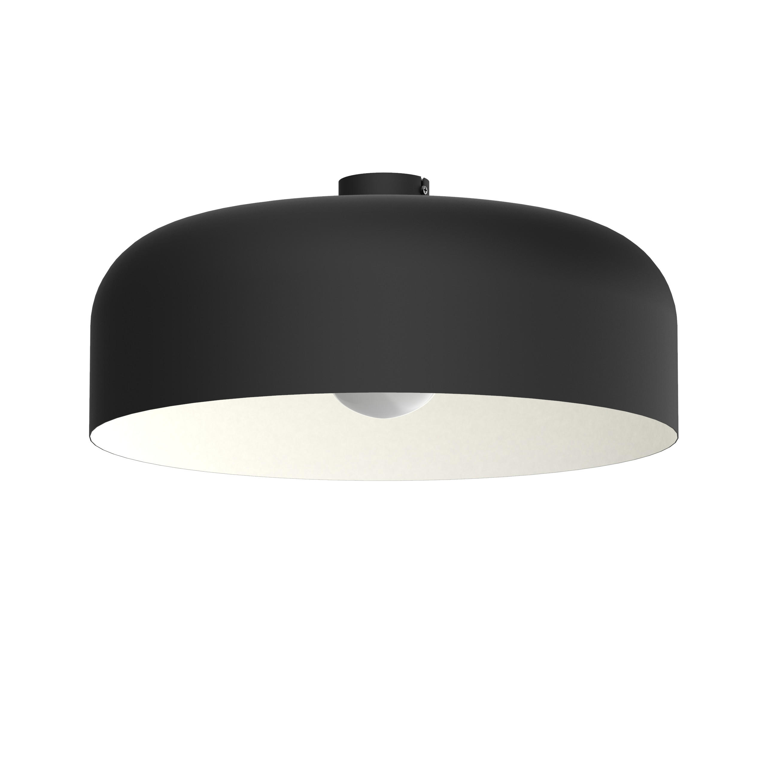Lumicom Deckenleuchte Schwarz 50x14x50 cm