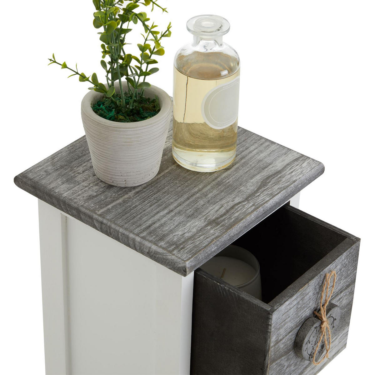 KOMMODE FLOWER - Weiß, Holz (20/70/20cm) - CARO-Möbel