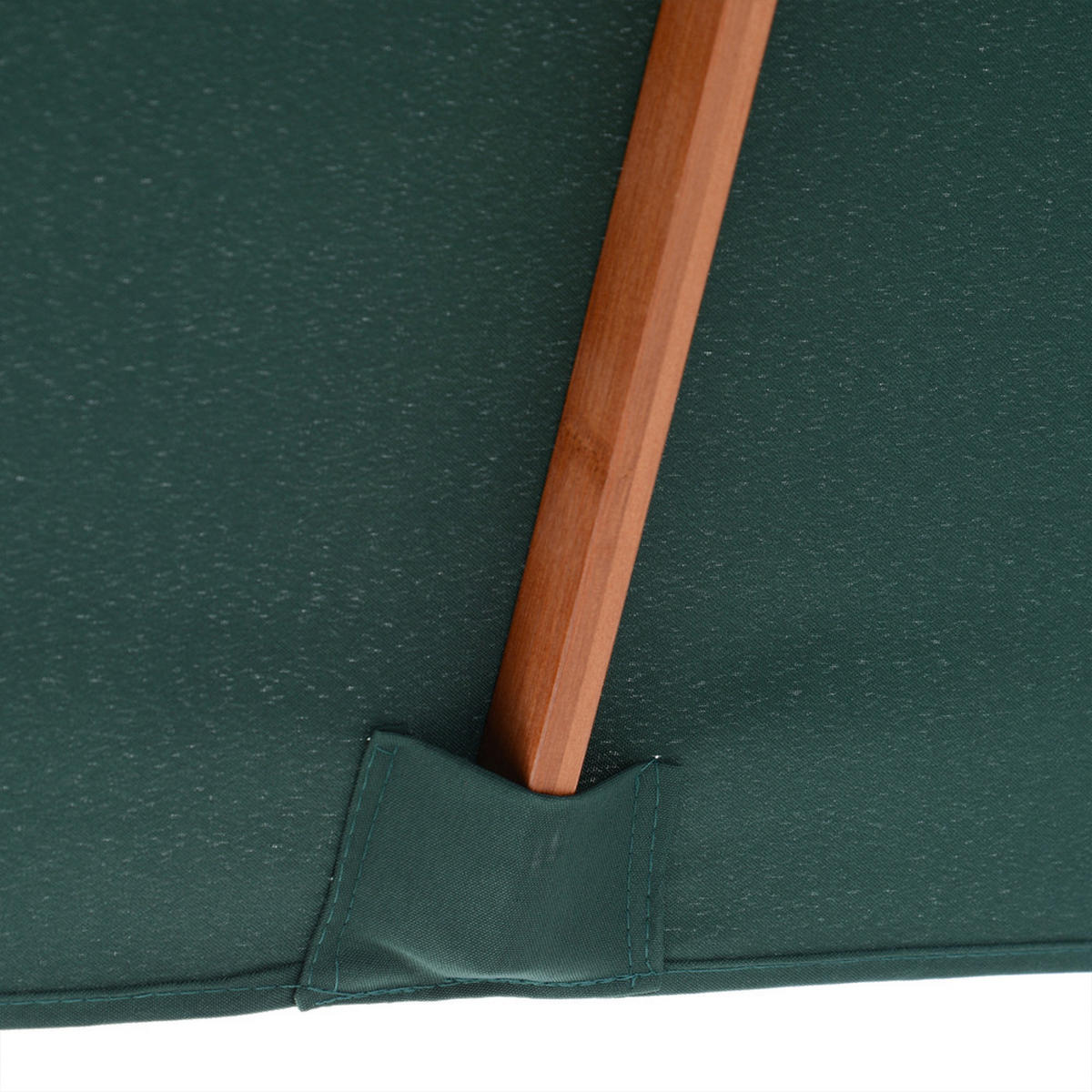 SONNENSCHIRM Rechteckig Tannenholz 200x150cm - Grün, Textil (150/200cm) - Raelunyi