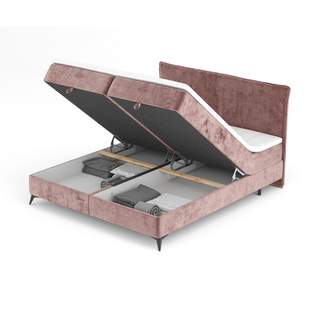 Thumbnail - Maison de Reve Boxbett, Pink, Textil, H3, Höhe ca. 17 cm, 160x200 cm, Oeko-Tex® Standard 100, FSC 100%, Made in EU, Schl...