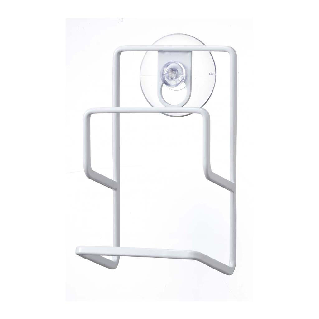 SPÜLSCHWAMMHALTER Tower 2264 Weiß/Metallhalter für Spüle mit Saugnapf, 12.7/7.5/6.3 cm - Weiß, Metall (7.5/12.7/6.3cm) - Yamazaki