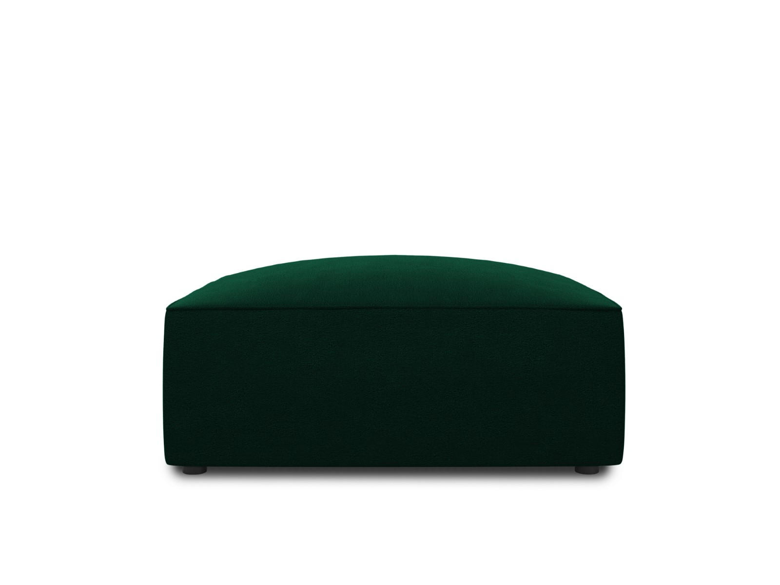 POUF Ruby aus Samt flaschengrün - Grün, Textil (93/40/93cm) - Micadoni
