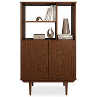 HIGHBOARD SIMONA - Kastanienfarben, Holz (80/133/37cm) - IDIMEX