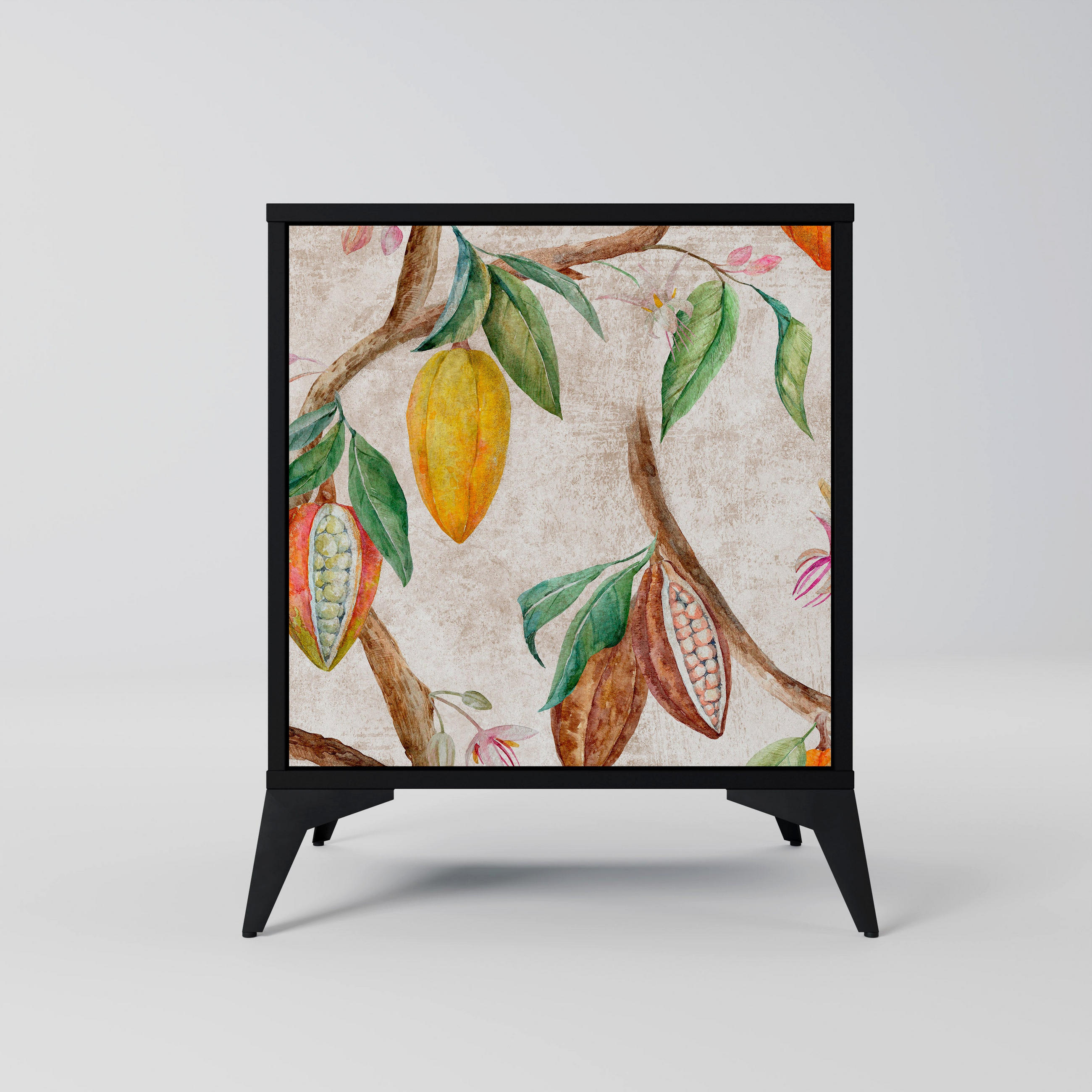 SpaceRebels Sideboard Schwarz 57.5x70.5x42 cm