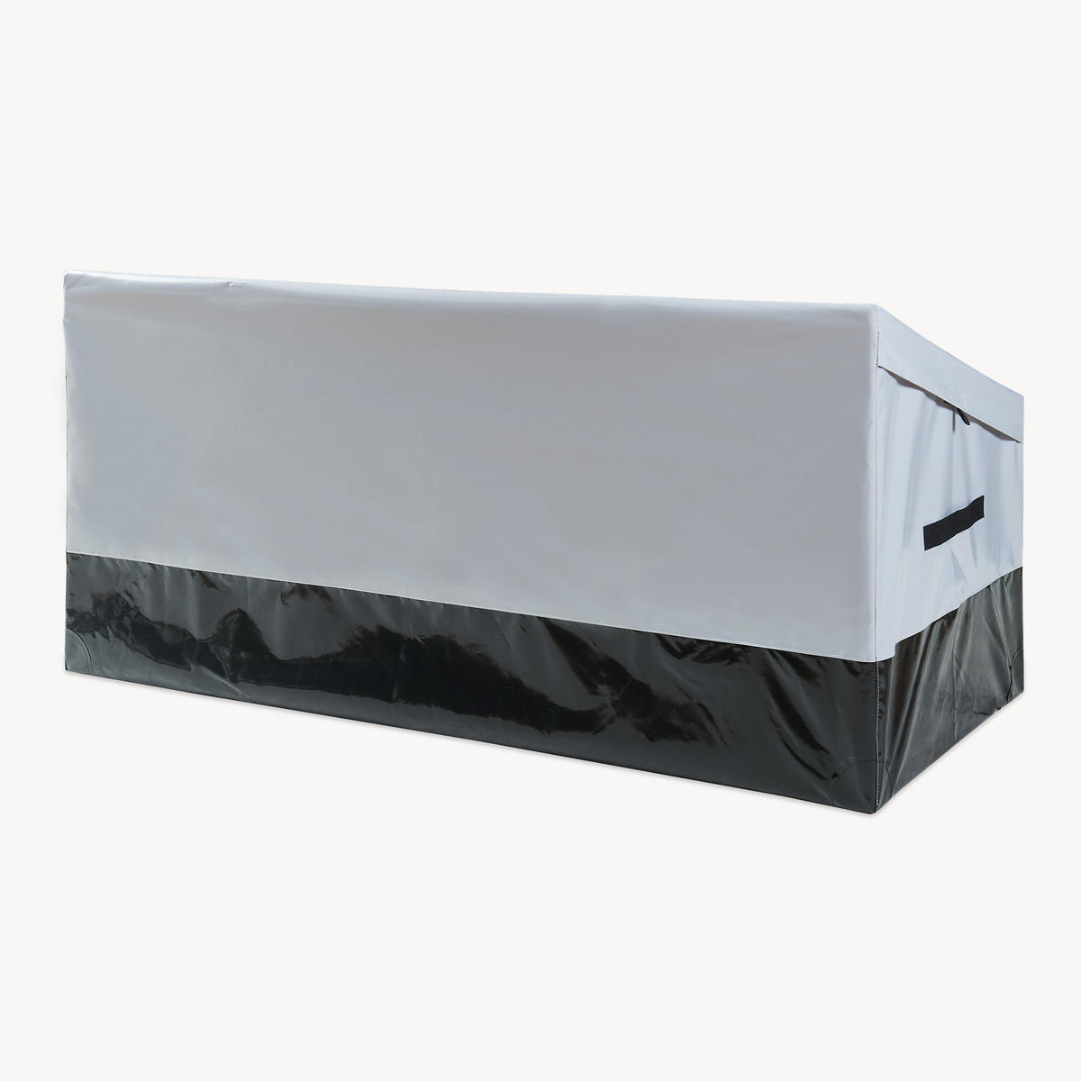 ÚLOŽNÁ SKŘÍŇ Alanno - šedá/černá, kov/textil (155/75/64cm) - casa.pro