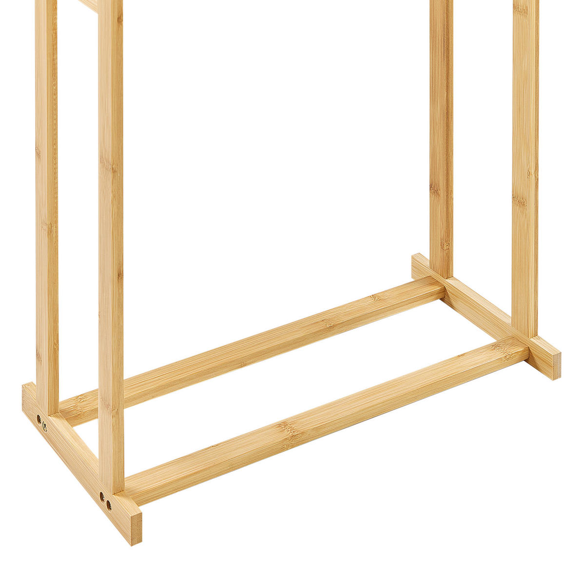 HANDTUCHSTÄNDER Bambusholz hellbraun 45 x 84 cm Hoboken - Hellbraun, Holz (45/84/21cm) - Beliani