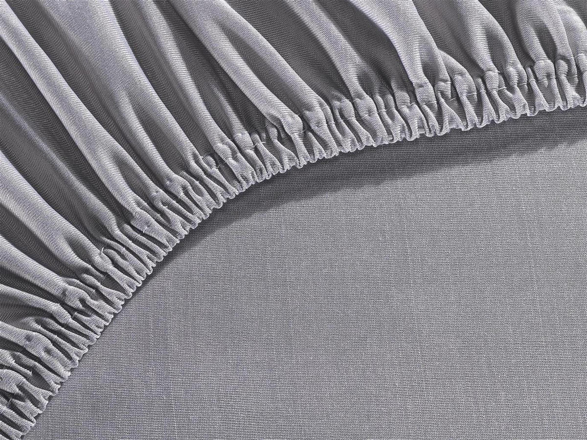 MIKROFASER-SPANNBETTLAKEN 100x200 Grau - Grau, Textil (100/200cm) - Carpe Sonno