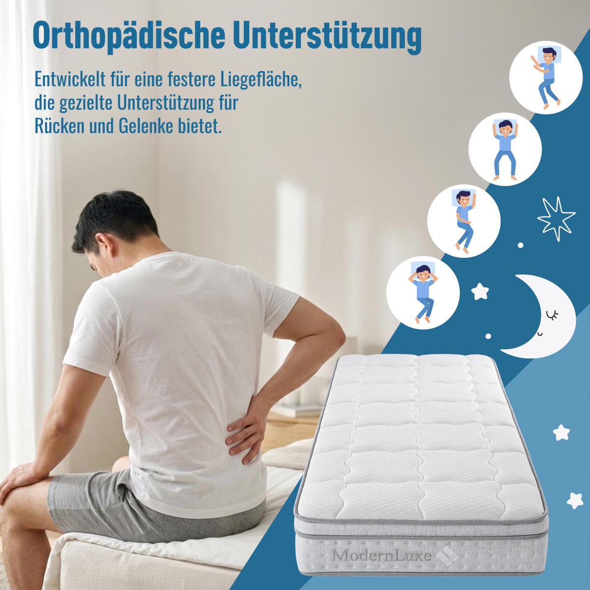 POLSTERBETT 90/200 cm mit LED-Beleuchtung, 2 USB-Anschlüssen und Bettkasten, Leinenstoff Grau - Grau, Textil (90/200cm) - Redom