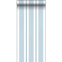 TAPETE Streifen 53 cm x 10 m - Blau, Papier (53/1000cm) - Sanders & Sanders