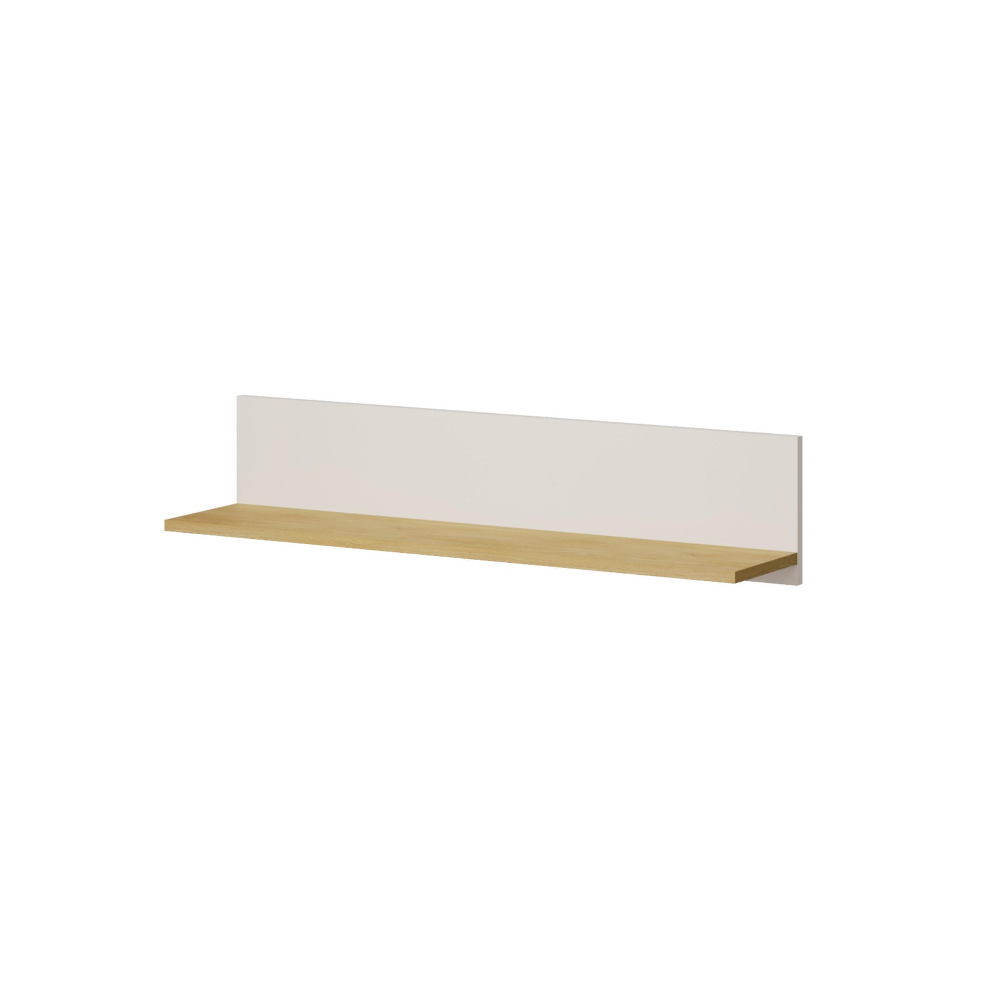 WANDREGAL Billz 90 Kaschmir/Eiche Cremona - Kaschmir/Schwarz, Holzwerkstoff/Kunststoff (90/20/20cm) - mzm24