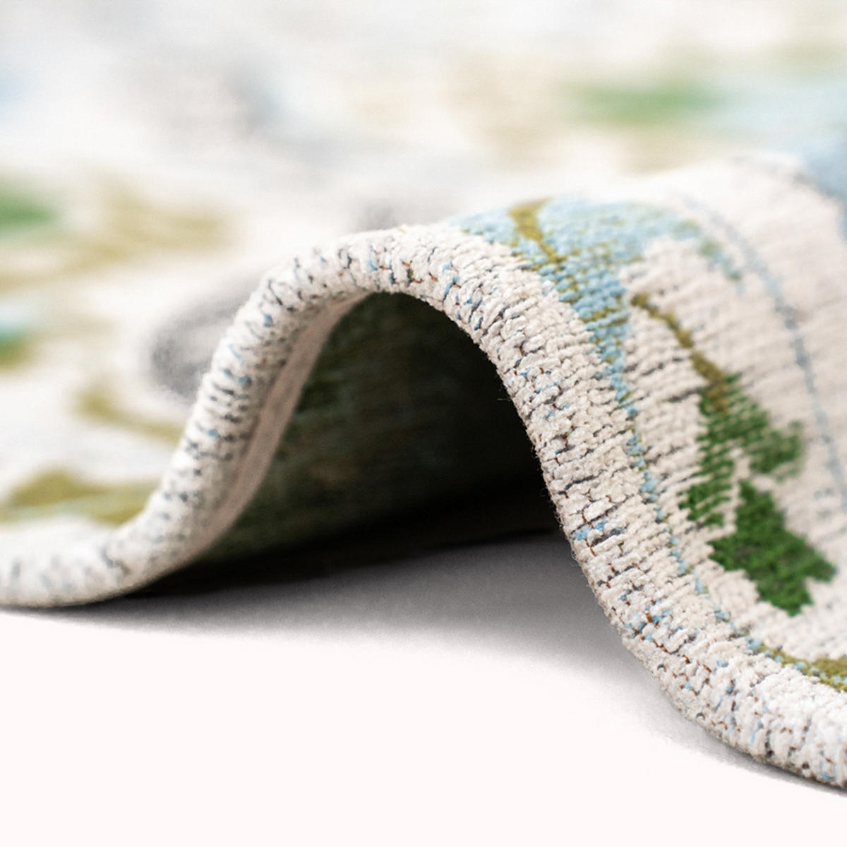 TEPPICH Slavia Antiquarian Suzani 240/340 cm - Weiß, Naturmaterialien/Textil (240/340cm) - Louis De Poortere
