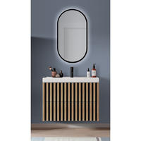 BADMÖBEL-SET 2-TLG. Lucca-107 - Braun, Holzwerkstoff (81/200/46cm) - Lomado