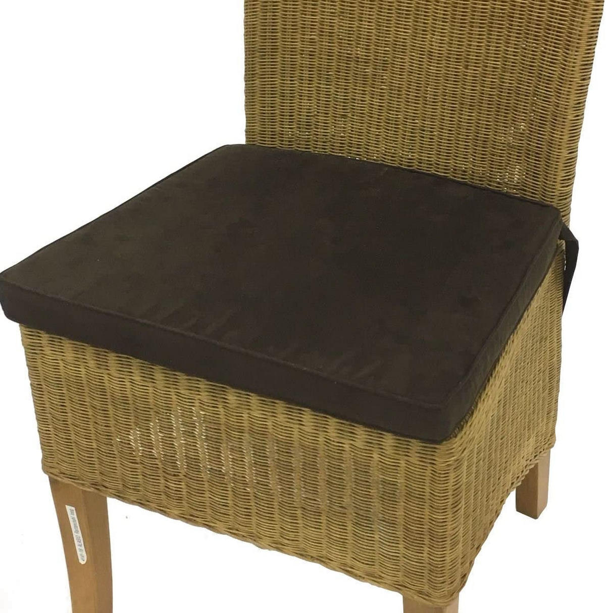 SITZKISSEN Larissa MFdb 6 Set - Dunkelbraun, Textil (42/46/4cm) - Sedex