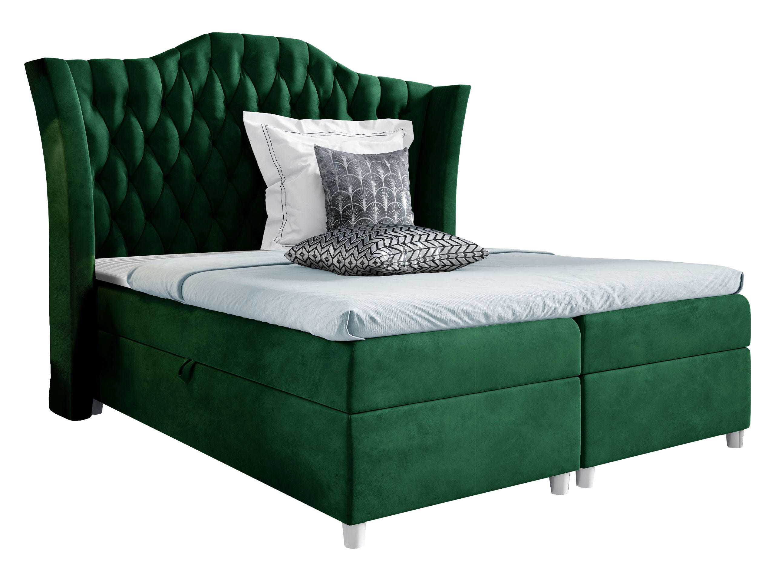 BOXBETT Colombo - Grün, Holz (120/200cm) - MIRJAN24