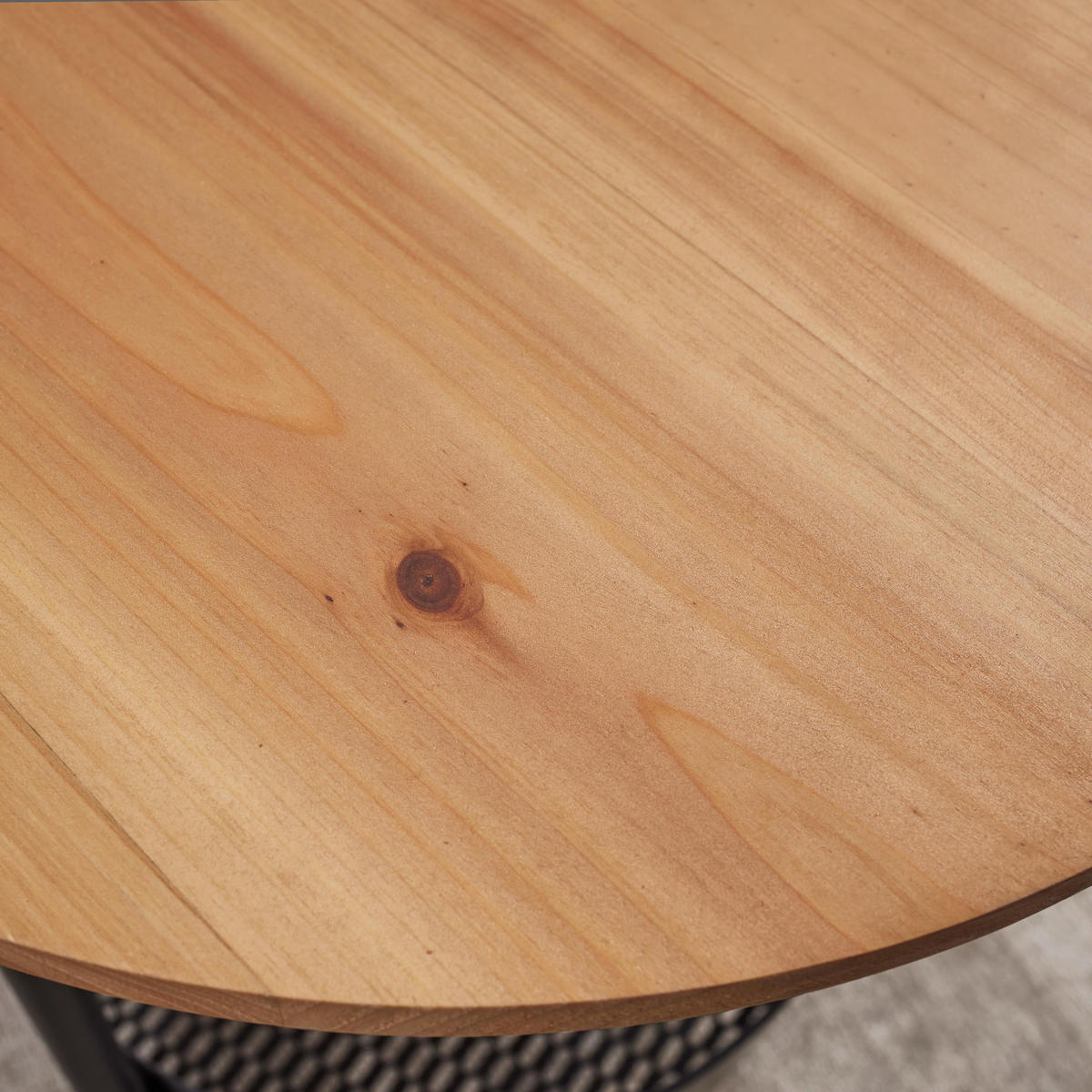 BEISTELLTISCH Ketty Naturfarben Eiche Rund - Naturfarben, Holz (51/51/50cm)