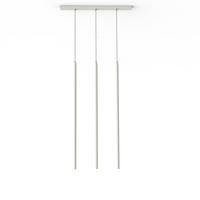 LED-HÄNGELEUCHTE - Weiß, Metall (6/70/100cm) - Lumicom