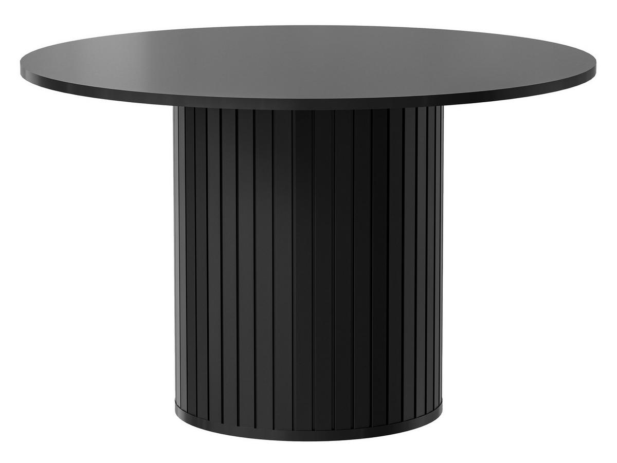 TISCH Zante 08 - Schwarz, Holzwerkstoff (120/120/76cm) - MIRJAN24