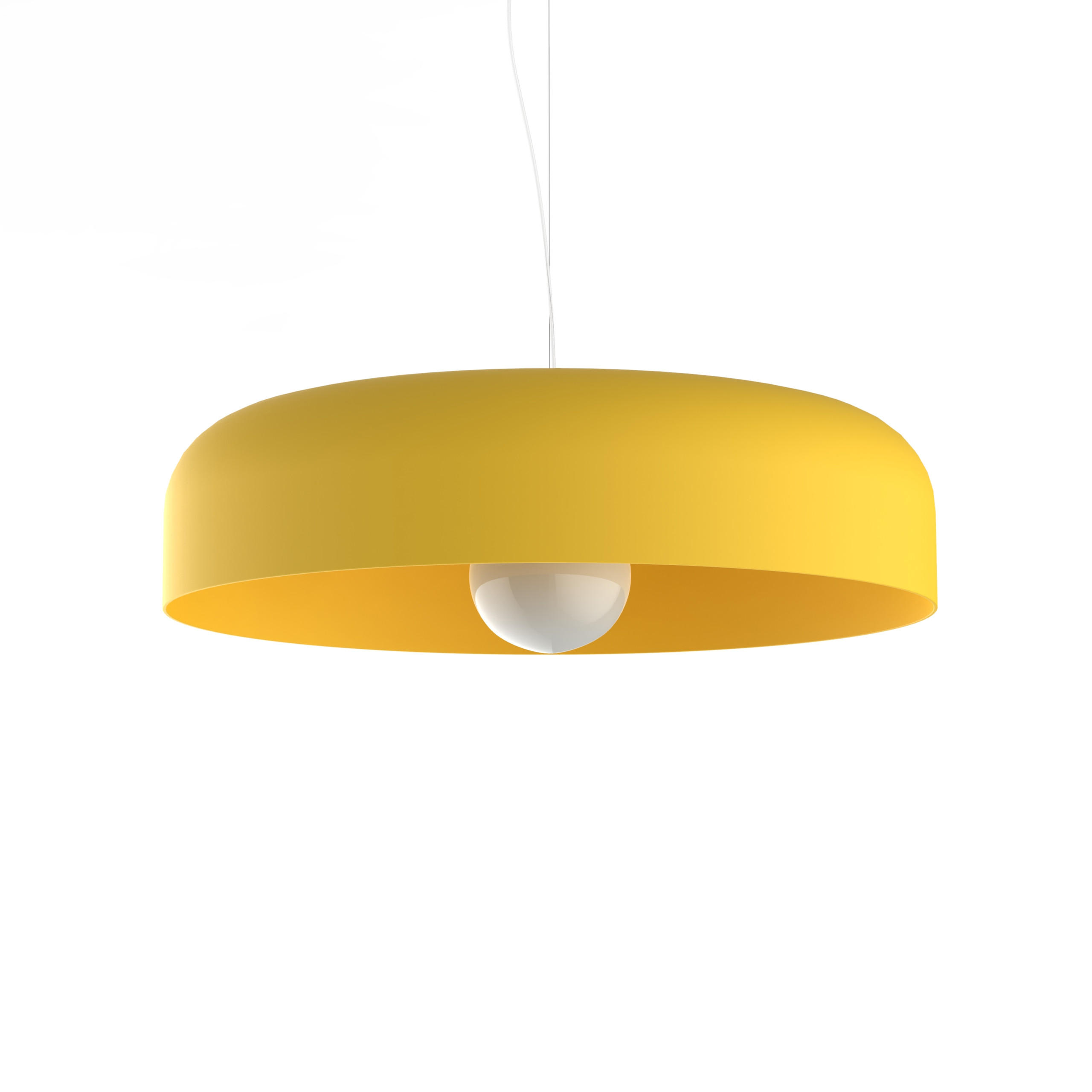 HÄNGELEUCHTE - Gelb, Metall (50/50/12cm) - Lumicom