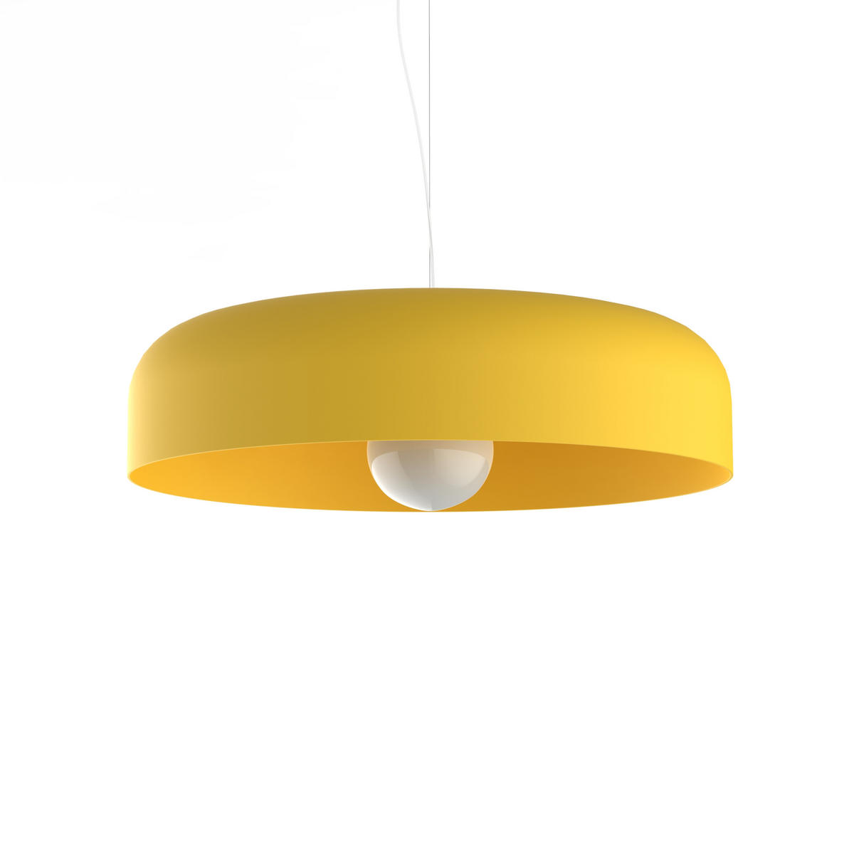 HÄNGELEUCHTE - Gelb, Metall (50/50/12cm) - Lumicom