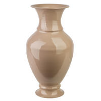 VASE Roger Beige 17/21,5/41cm Metall - Beige, Metall (41cm) - Mondex