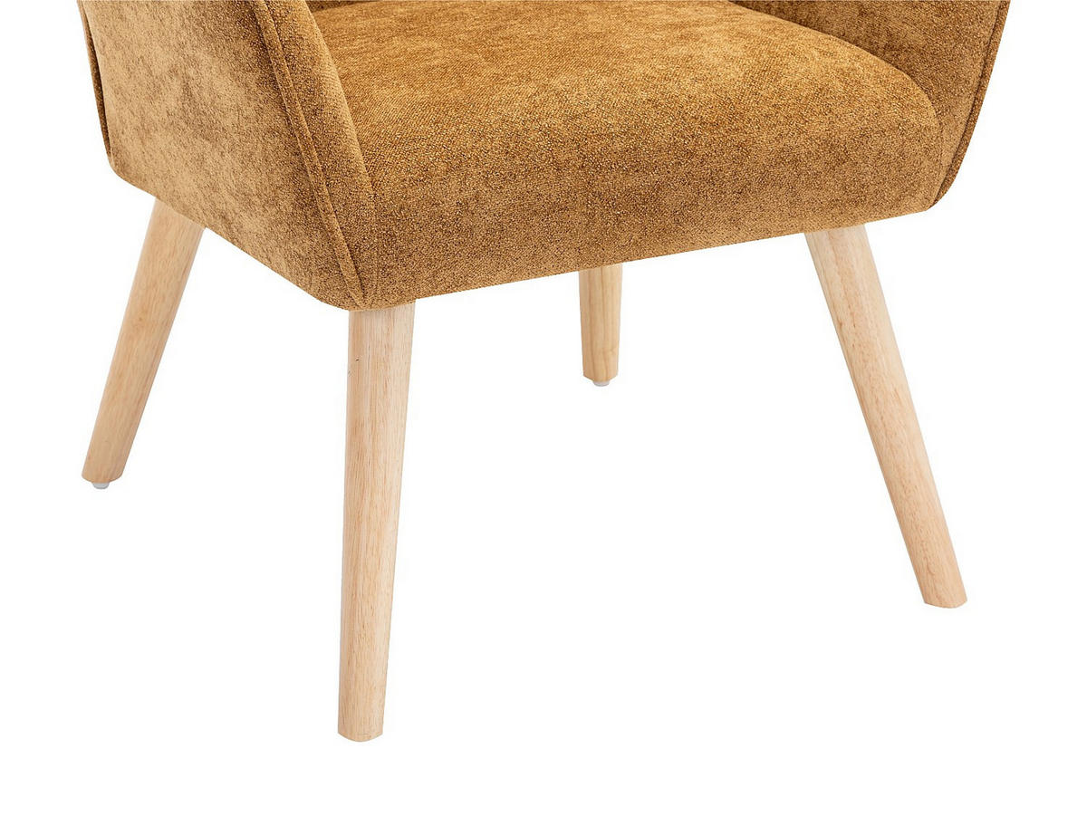 SESSEL - Stoff - Camelfarben - OSIMO - Braun, Textil (62/92/71cm) - Vente-Unique