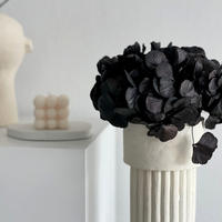 HORTENSIE: Zeitlose Schönheit, konservierte Hortensien als perfekte Dekoration - schwarz / 30 cm - Schwarz, Naturmaterialien (30cm) - Lykke & You