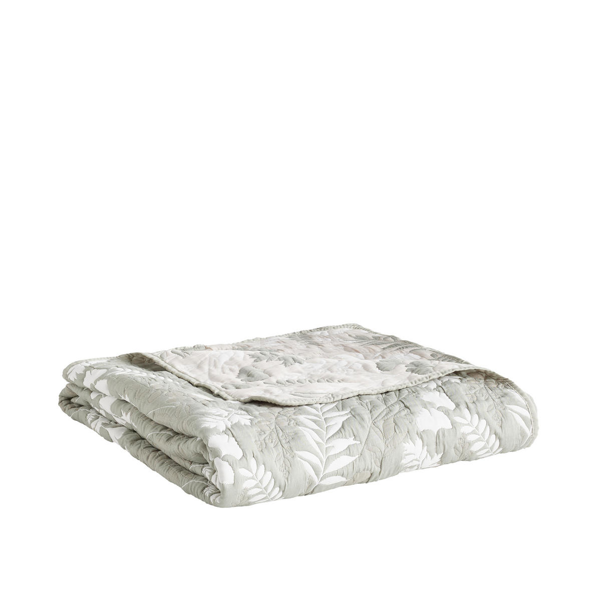 TAGESDECKE Florena - Hellgrün, Textil (200/220cm) - home&you