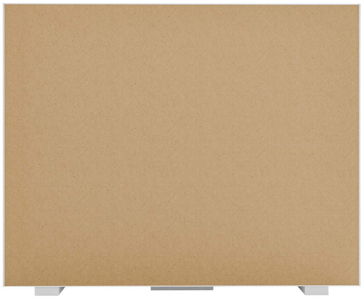 BÜCHERREGAL Holz weiß - Weiß, Holz (120/100/24cm) - CLP