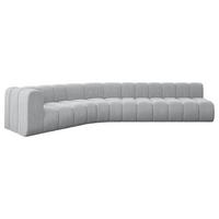 ECKSOFA modulares Sofa Karex-L2 - 399x194x70 cm Grau - Grau, Holzwerkstoff/Textil (399/194cm) - ALTDECOR