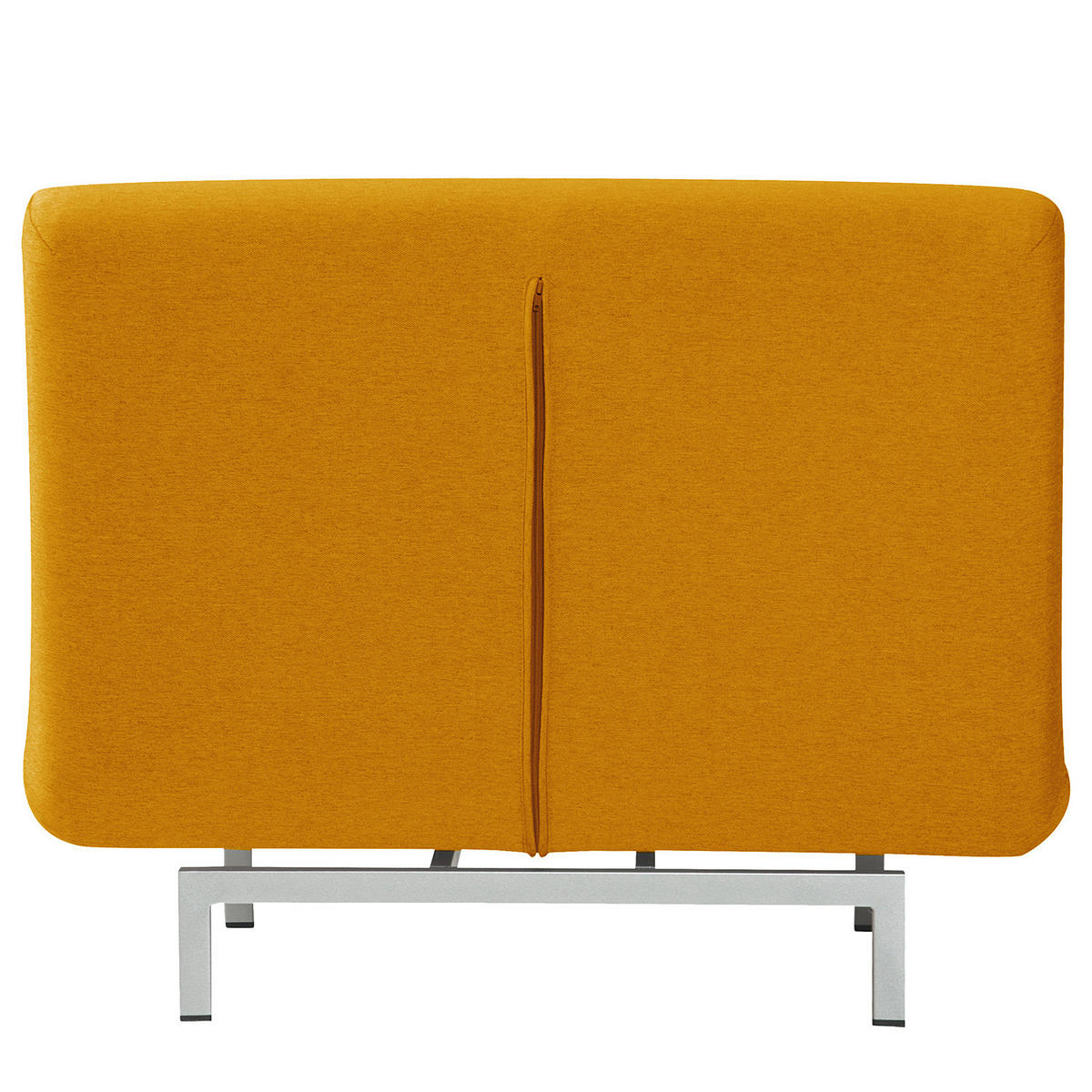 SCHLAFSESSEL - Gelb/Silberfarben, Textil/Metall (92/78/85cm) - home24