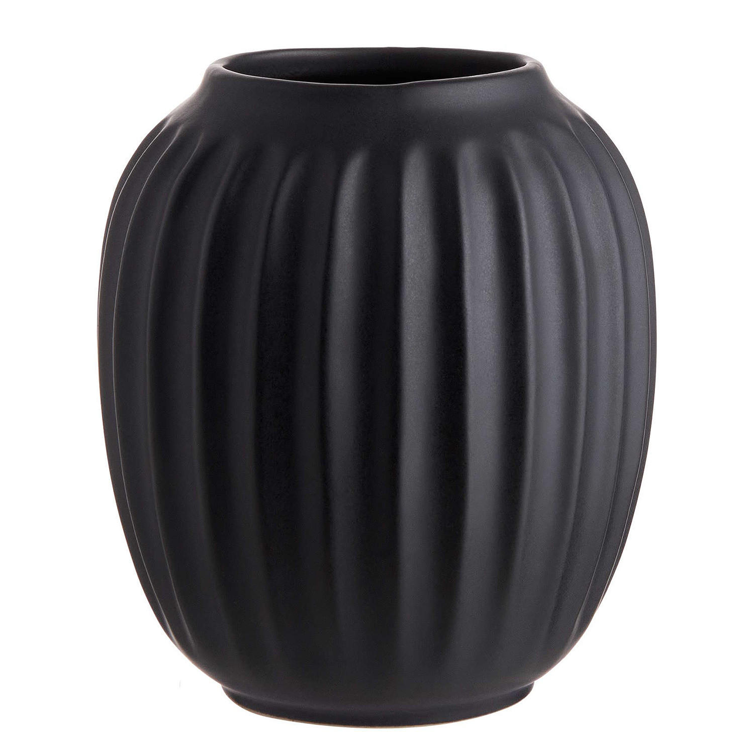 VASE (4er Set) Liv - Schwarz, Keramik (14cm) - Butlers