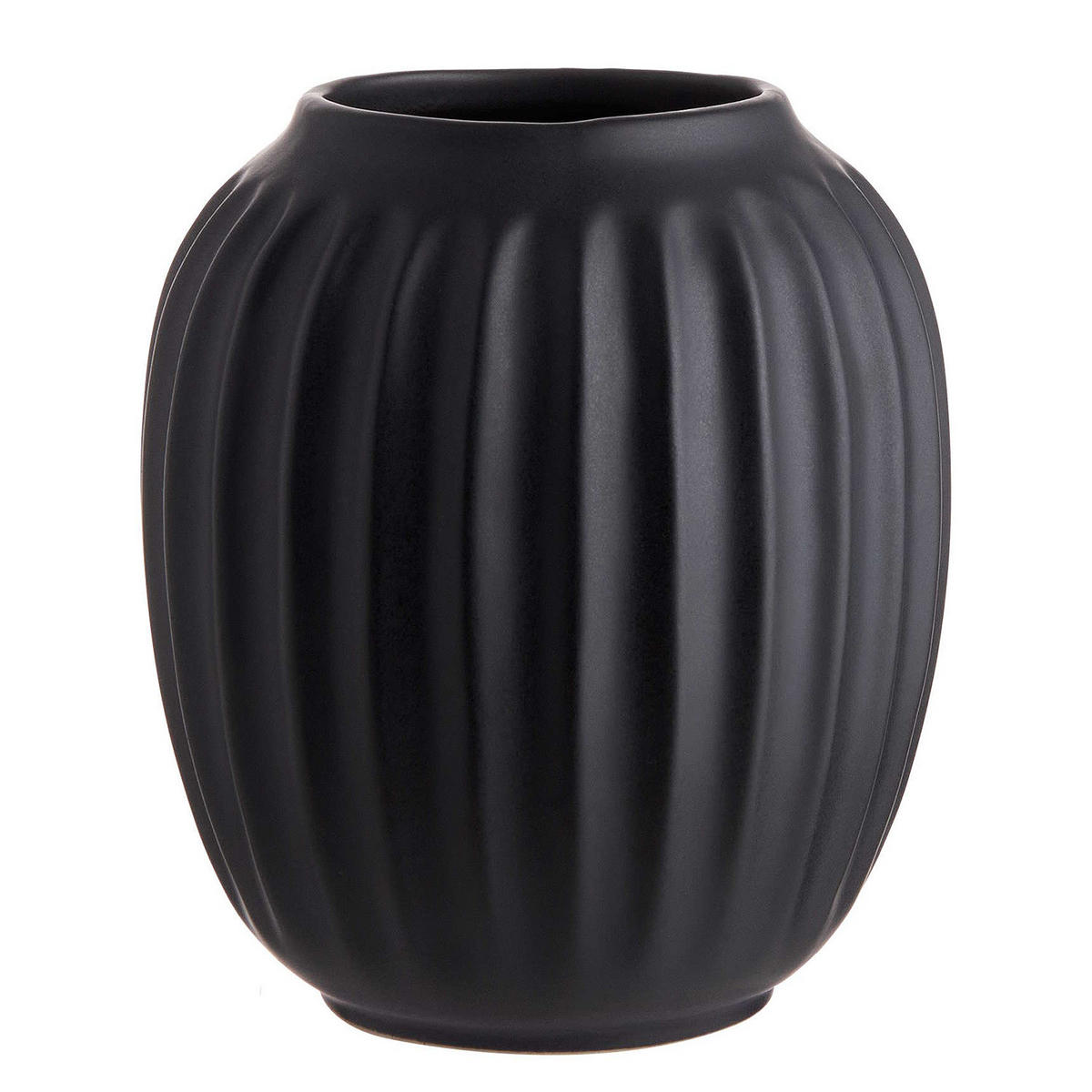 VASE (4er Set) Liv - Schwarz, Keramik (14cm) - Butlers