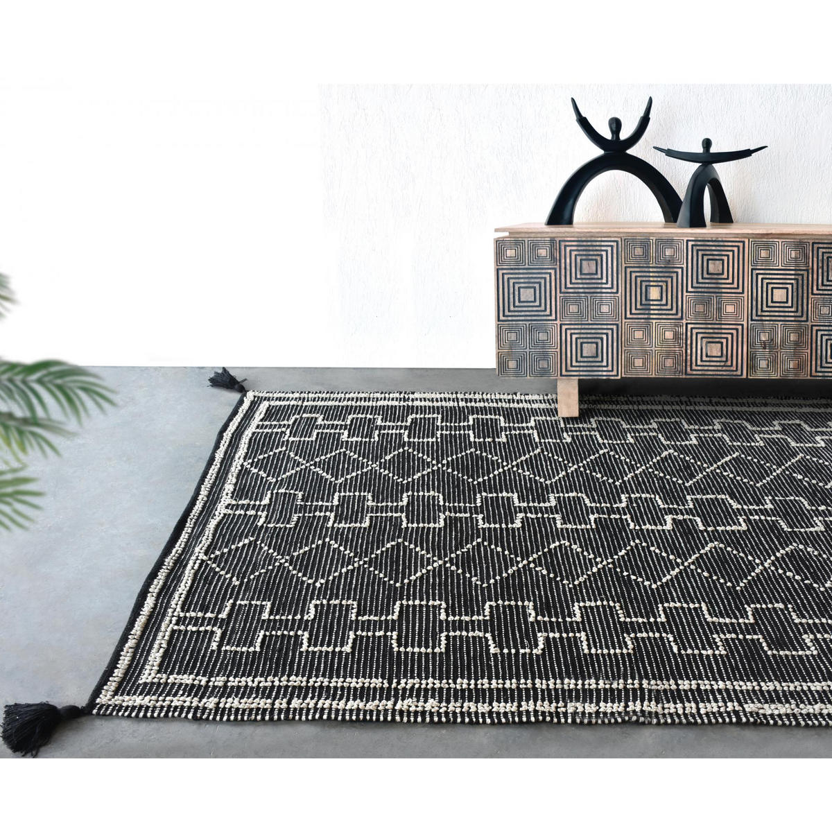 TEPPICH Gimie elfenbein 120 x 180 cm - Weiß, Textil (120/180cm) - The Rug Republic