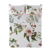 OBERBETTLAKEN blooming 160x270 cm mehrfarbig - Multicolor, Textil (160/270cm) - Happy Friday