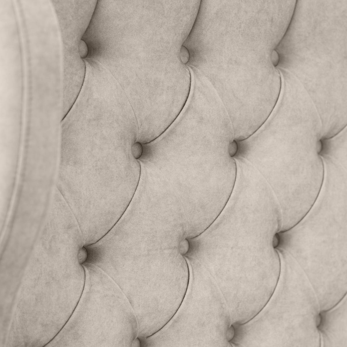 BETT mit Taschenmatratze LEGEND, Whisper-Stoff Graphit 180x200 cm - Graphitfarben, Holz/Textil (180/200cm) - Kaiser Möbel