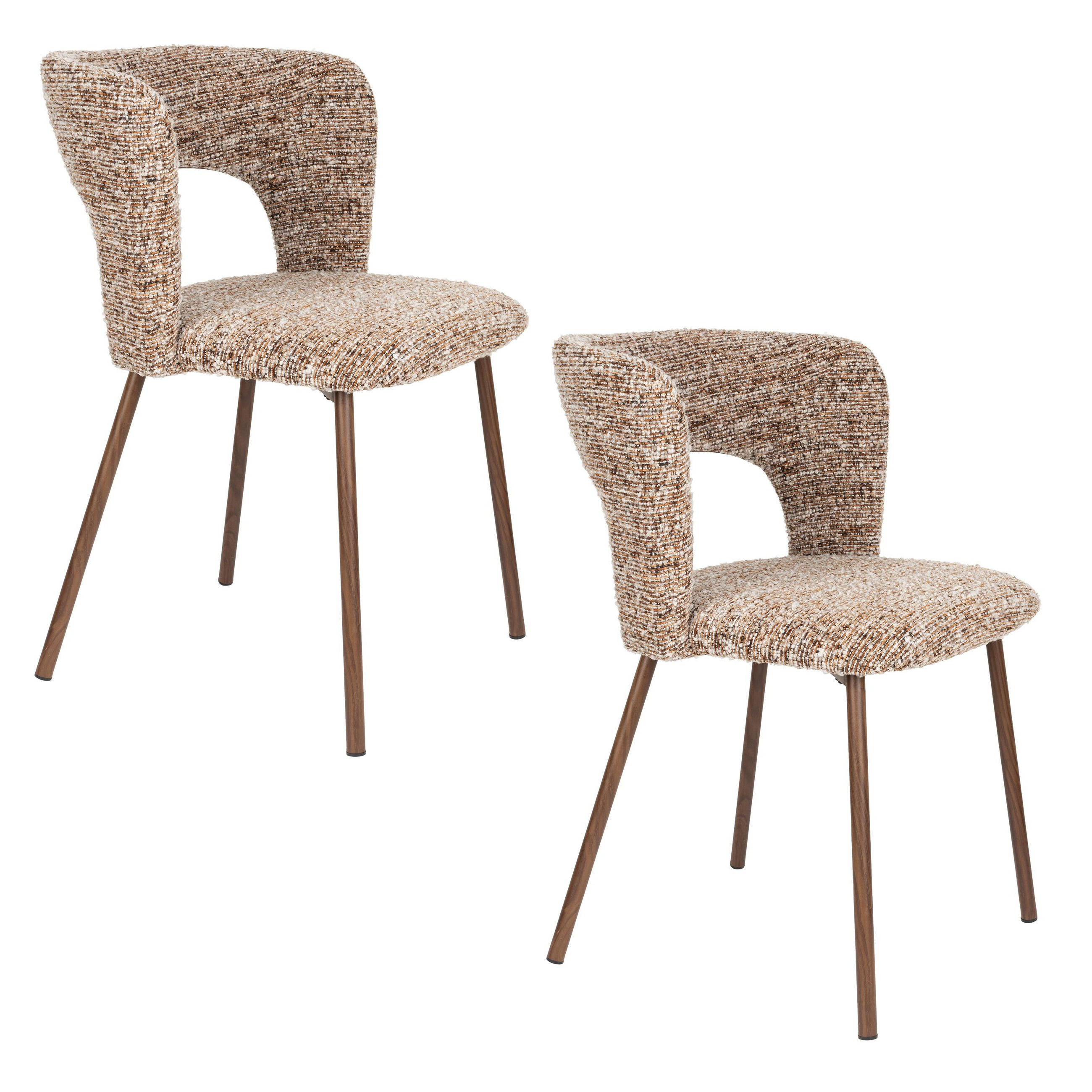 Housecraft Living Esszimmerstühle Braun 52.5x78.5x54.5 cm