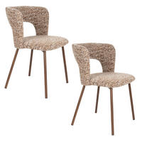 ESSZIMMERSTÜHLE Chelsea Braun - 2 er Set - Braun, Kunststoff (52.5/78.5/54.5cm) - Housecraft Living