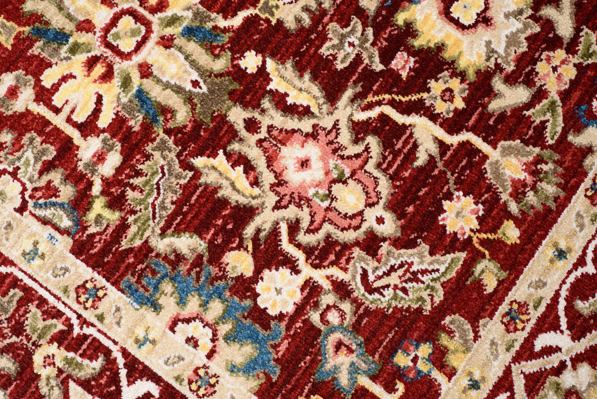 TEPPICH RIVIOLI Rot 80/150 cm - Rot, Textil (80/150cm) - Tapiso