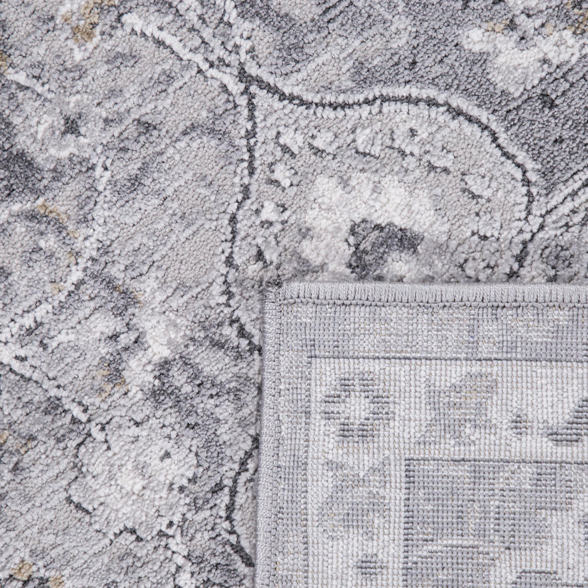 KURZFLORTEPPICH 80/300 cm Calabria 582 - Grau, Textil (80/300cm) - Paco Home