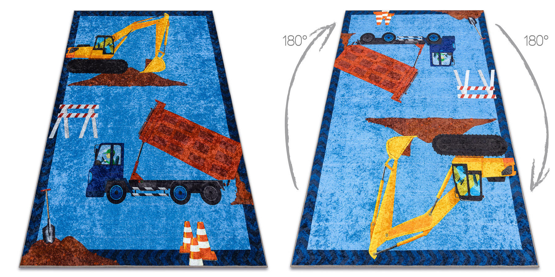 TEPPICH Junior 120/170 cm - Blau, Textil (120/170cm) - rugsX