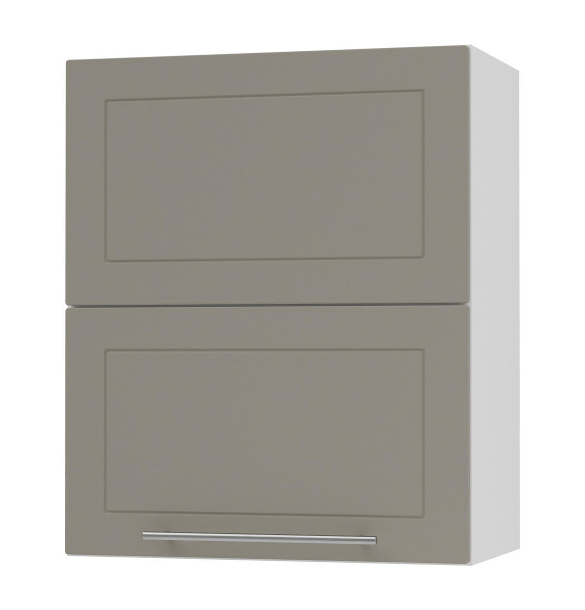 KÜCHENHÄNGESCHRANK Kvantum W8B/60 Beige Matt / Weiß Matt 60 / 32,5 / 72cm - Beige/Weiß, Holz/Holzwerkstoff (60/72/32.5cm) - Feldmann-Wohnen