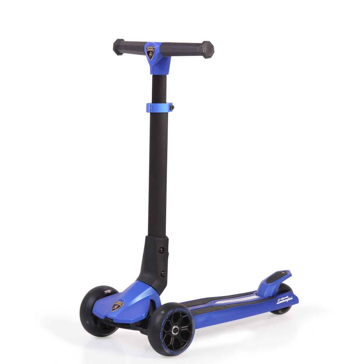 KINDERROLLER Lamborghini blau klappbar PU-Räder ABEC-7 LED-Räder Bremse - Blau, Metall (59/30/82cm)