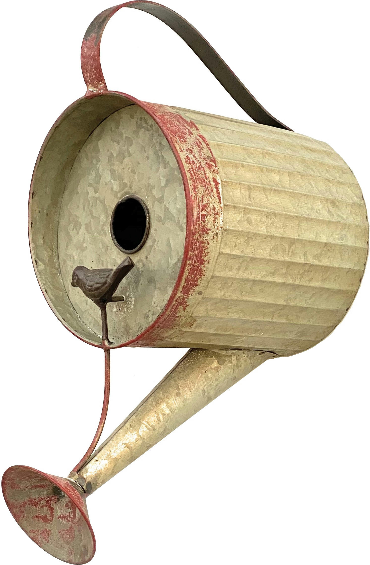 VOGELHAUS Gießkanne zum Aufhängen Metall 40 cm 501138 - Grau, Metall (19/40/25cm) - DanDiBo