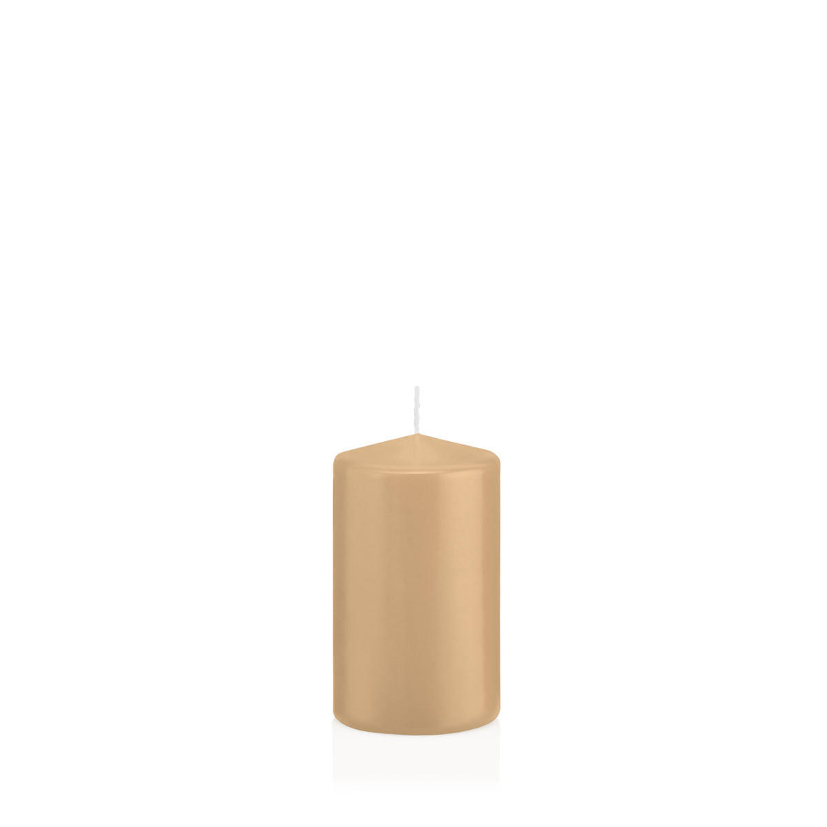 STUMPENKERZEN Sand Ø 48 x 150 mm, 24 Stück - Beige, Paraffin (5/15cm) - Wiedemann Kerzen