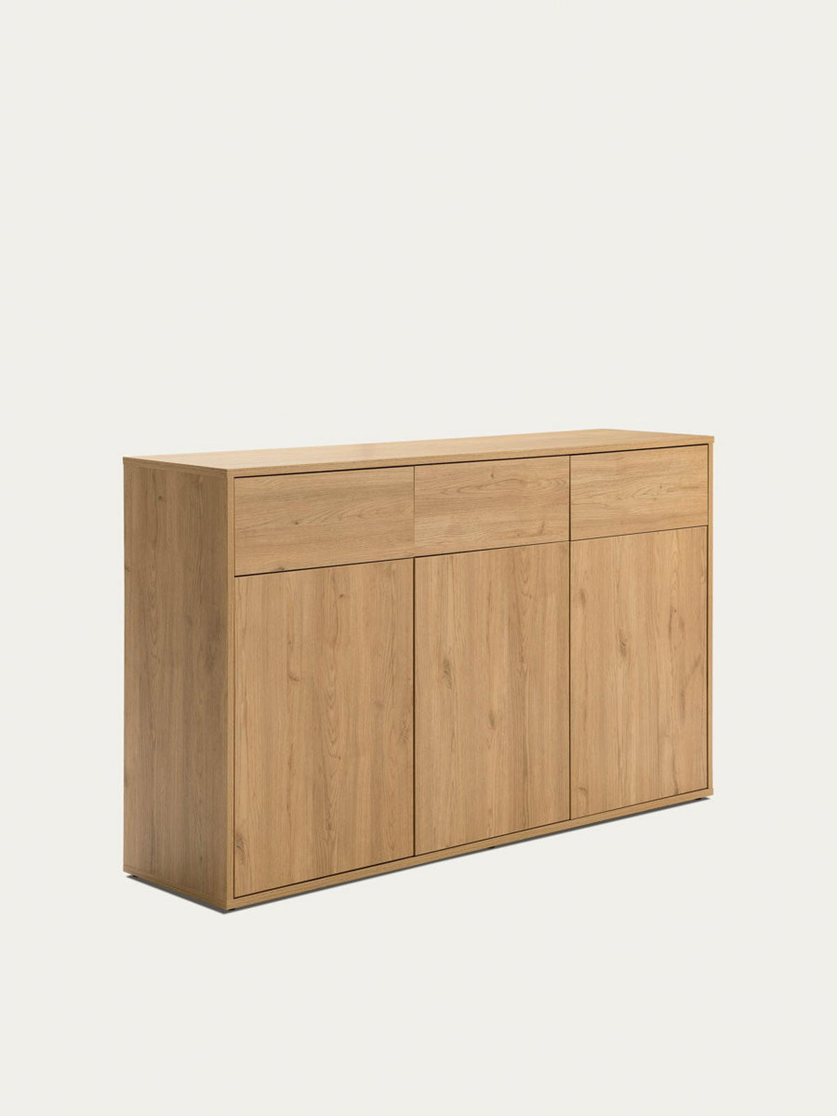 SIDEBOARD Hegas Natur 141.2 cm x 85.1 cm - Braun, Holzwerkstoff (141/85/35cm) - Kenay Home