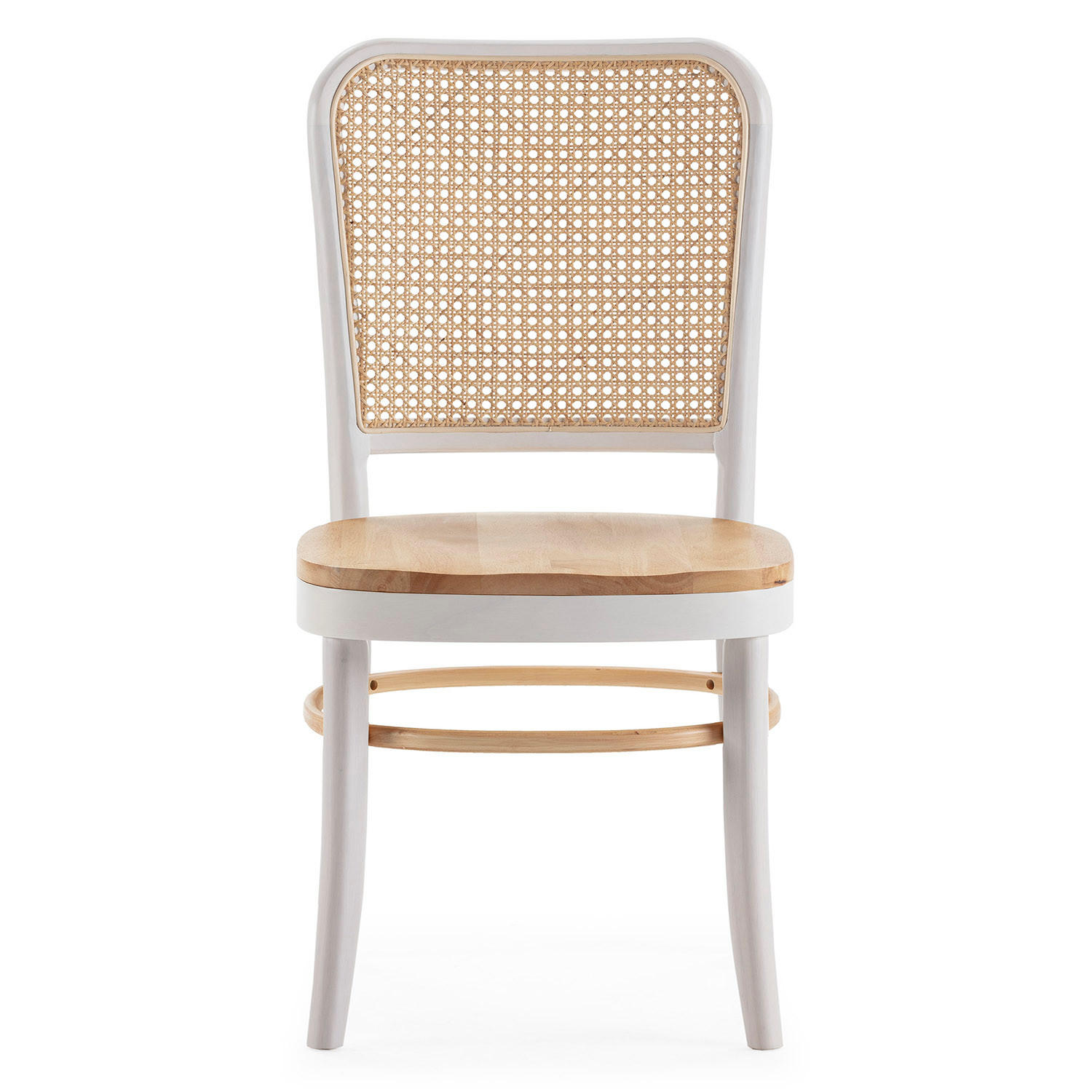 STUHL-SET 2 Vesta weiße/eichen, Massivholz - Honigeiche, Holz (45/88/51cm) - VS Venta-stock