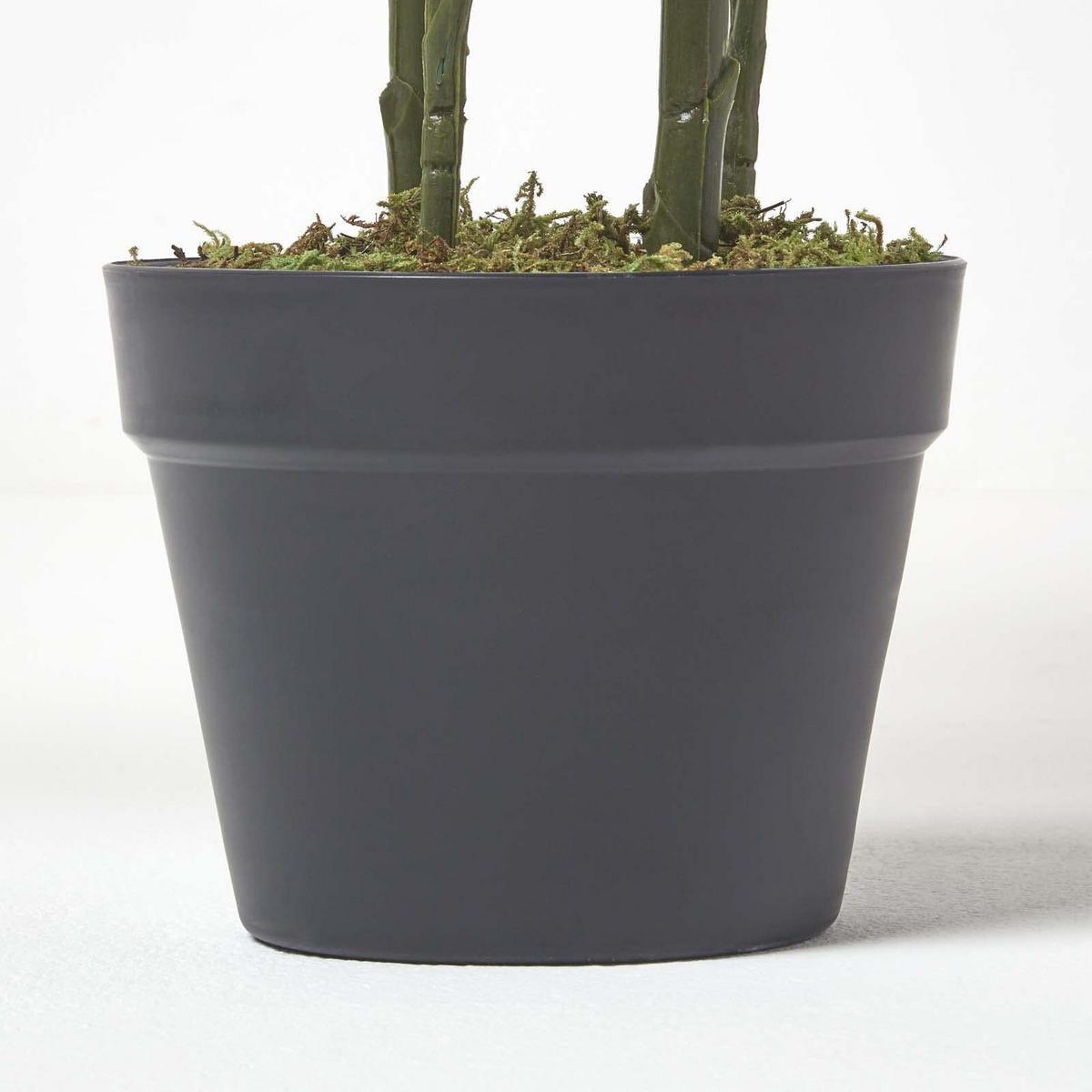 KUNSTPALME Areca, 120 cm - Grün, Kunststoff (120cm) - Homescapes