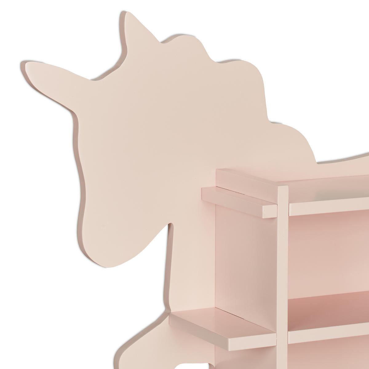 KINDERREGAL - Rosa, Holzwerkstoff (66/54.5/13cm) - Relaxdays