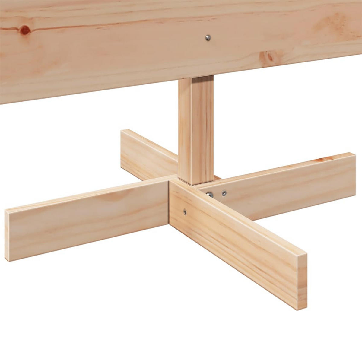 WEIHNACHTSBAUM Holz 92/50/180 Cm Braun Massivholz Kiefer - Braun, Holz (180cm) - vidaXL